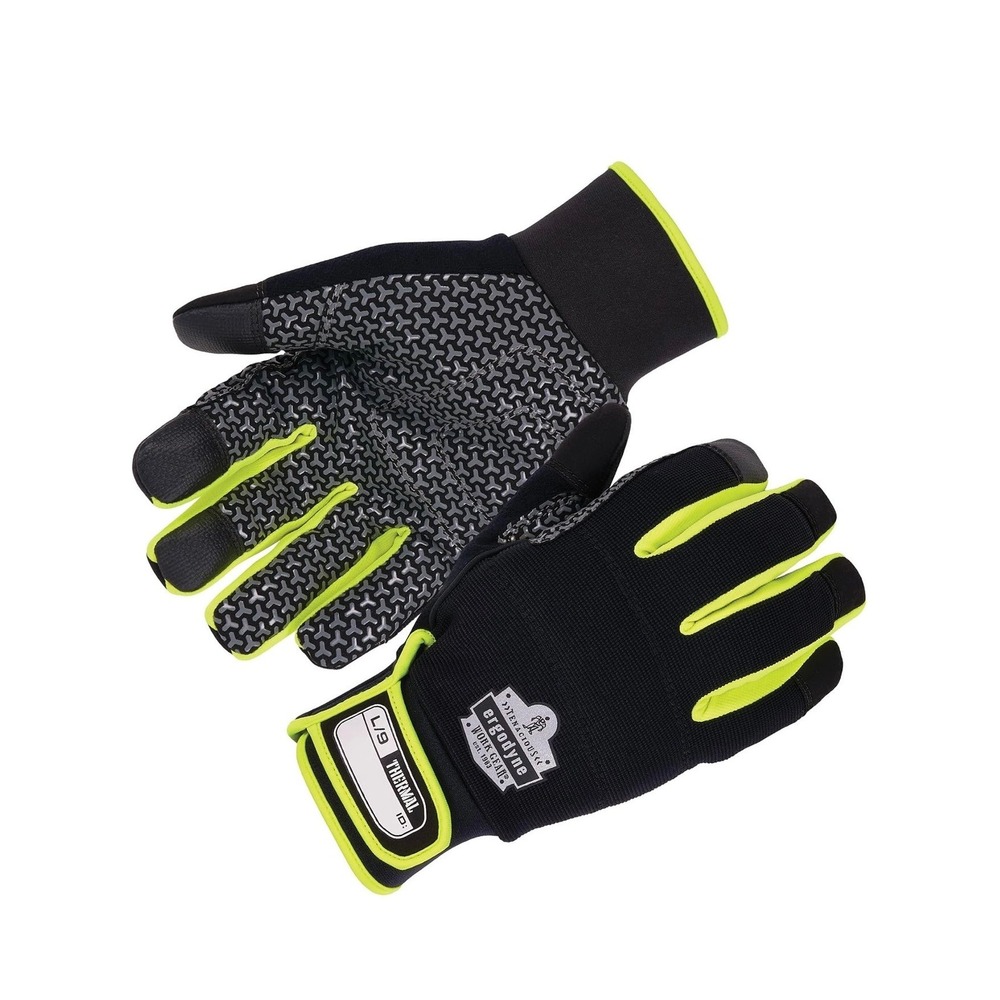Ergodyne ProFlex Thermal Work Gloves 2XL 11 High Visibility Black Lime New